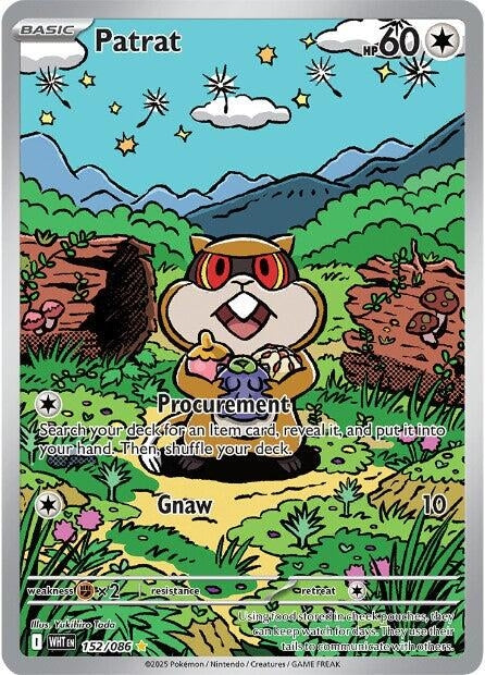 Image for Patrat (152/086) (SV: White Flare) (WHT) - Pokemon