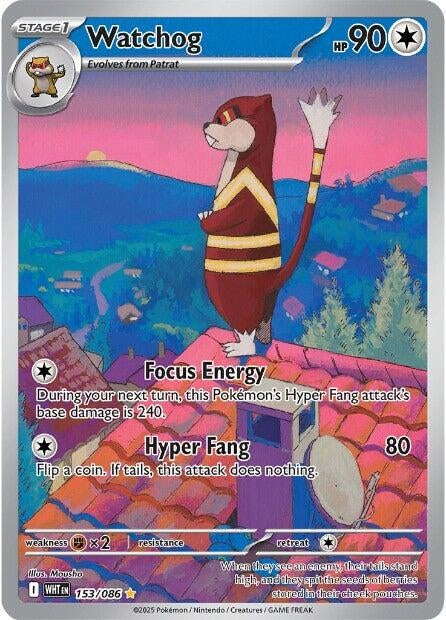 Watchog (153/086) (SV: White Flare) - PokeBox USA