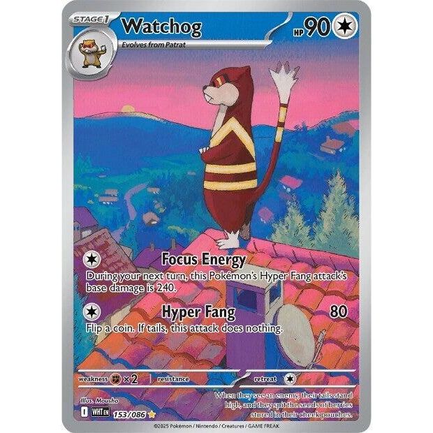 Watchog (153/086) (SV: White Flare) - PokeBox USA