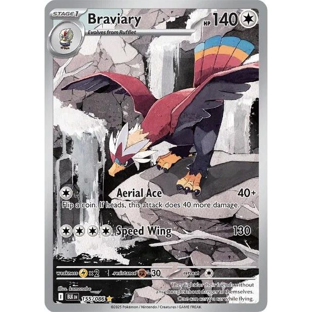 Image for Braviary (155/086) (SV: Black Bolt) - Pokemon