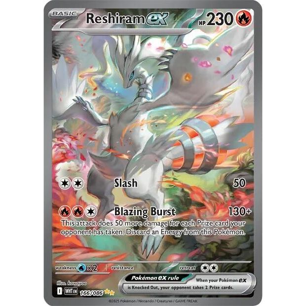 Reshiram ex (166/086) (SV: White Flare) - PokeBox USA