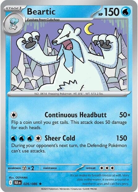 Image for Beartic (026/086) (SV: Black Bolt) - Pokemon