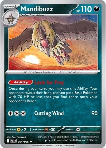 Image for Mandibuzz (064/086) (SV: White Flare) (WHT) - Pokemon
