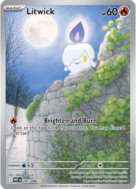 Image for Litwick (101/086) (SV: White Flare) (WHT) - Pokemon