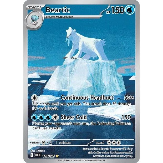 Image for Beartic (110/086) (SV: Black Bolt) - Pokemon