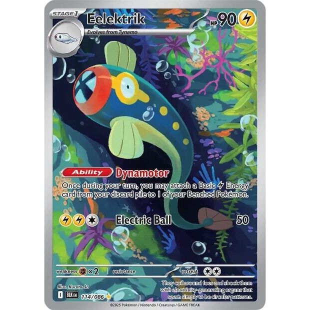 Image for Eelektrik (114/086) (SV: Black Bolt) - Pokemon