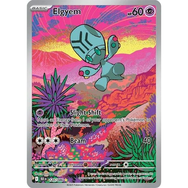Image for Elgyem (120/086) (SV: Black Bolt) - Pokemon