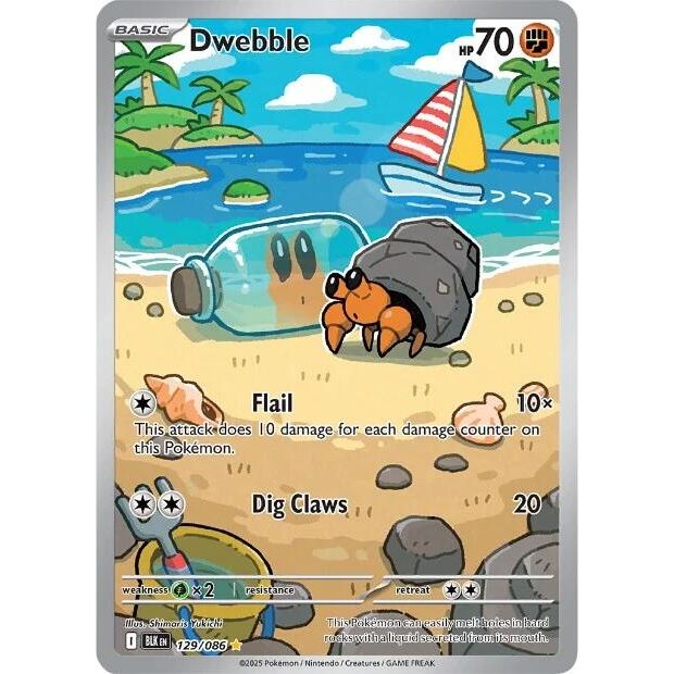 Image for Dwebble (129/086) (SV: Black Bolt) - Pokemon