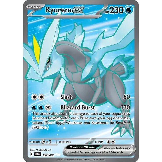 Kyurem ex (157/086) (SV: Black Bolt) - PokeBox USA