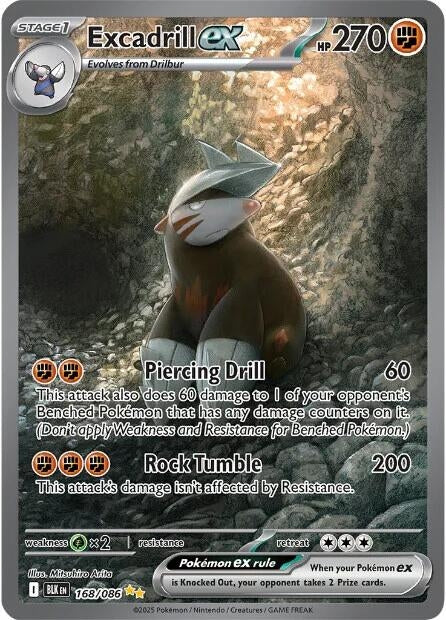 Image for Excadrill ex (168/086) (SV: Black Bolt) - Pokemon