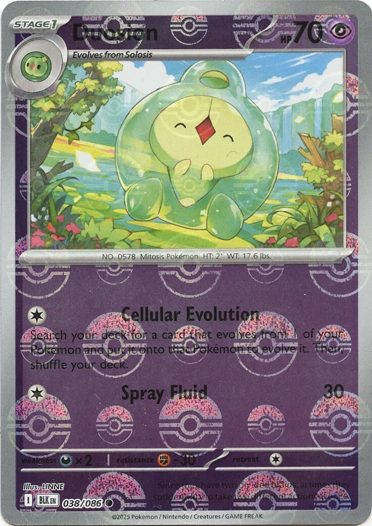 Image for Duosion (Poke Ball Pattern) (038/086) (SV: Black Bolt) - Pokemon
