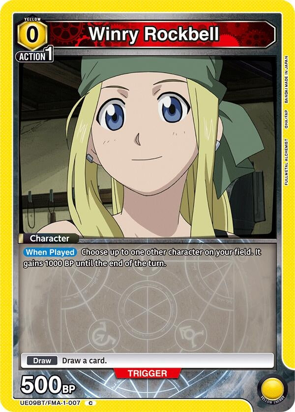 Image for Winry Rockbell (007) (UE09BT/FMA-1-007) (UE09BT: FULLMETAL ALCHEMIST) (UE09BT) - Union Arena