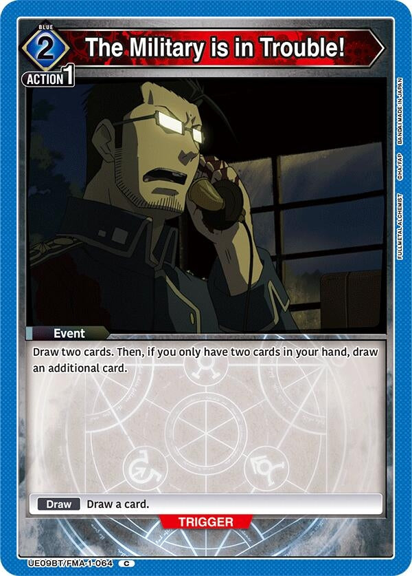 Image for The Military is in Trouble! (UE09BT/FMA-1-064) (UE09BT: FULLMETAL ALCHEMIST) (UE09BT) - Union Arena