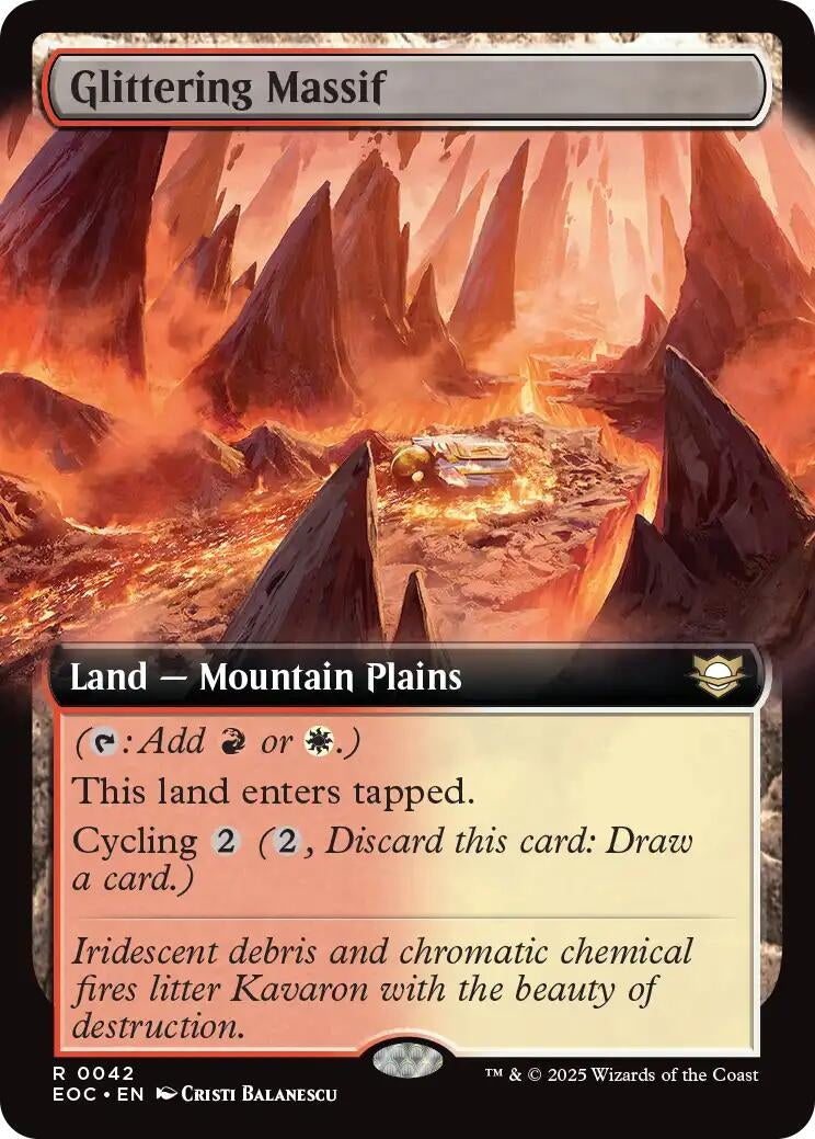 Glittering Massif (Extended Art) (42) (Edge of Eternities)
