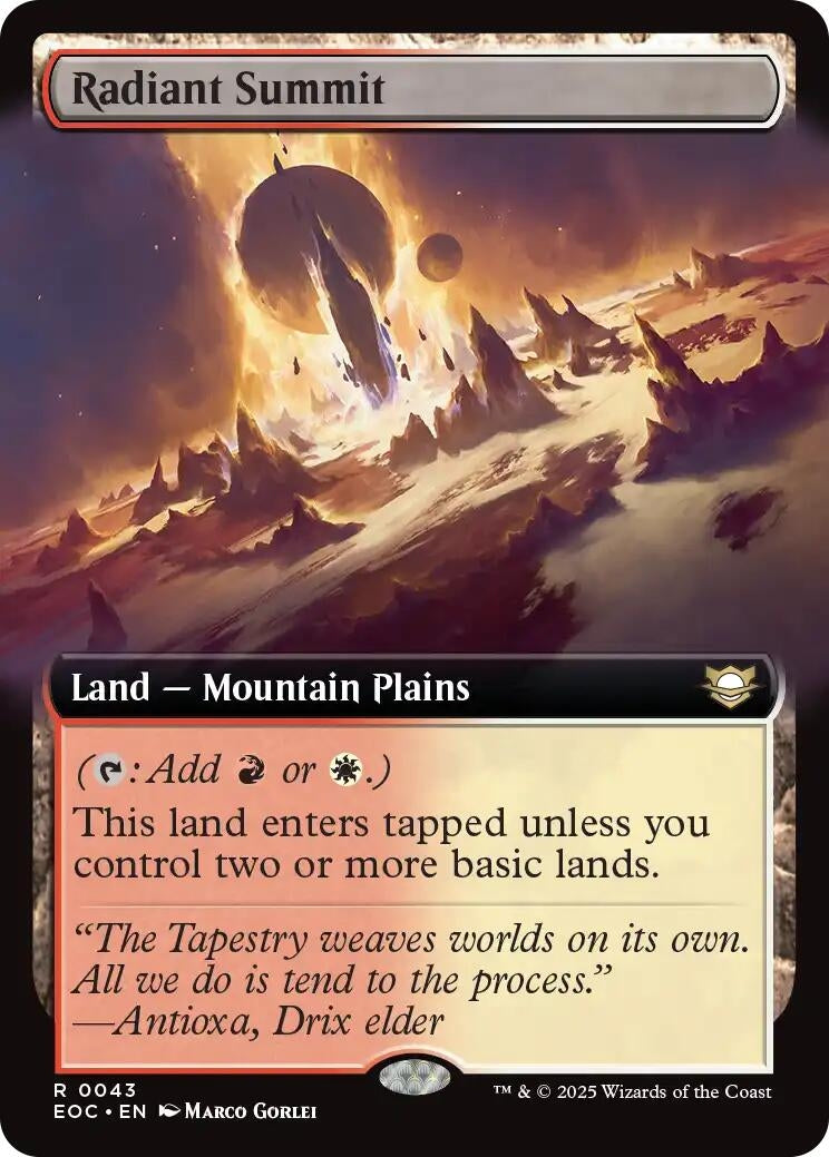 Radiant Summit (Extended Art) (43) (Edge of Eternities) - PokeBox USA