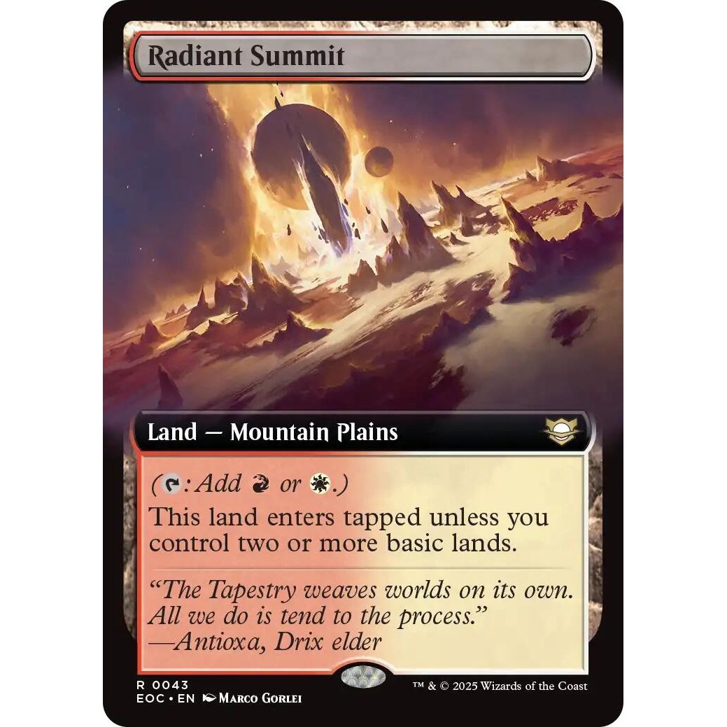 Radiant Summit (Extended Art) (43) (Edge of Eternities) - PokeBox USA