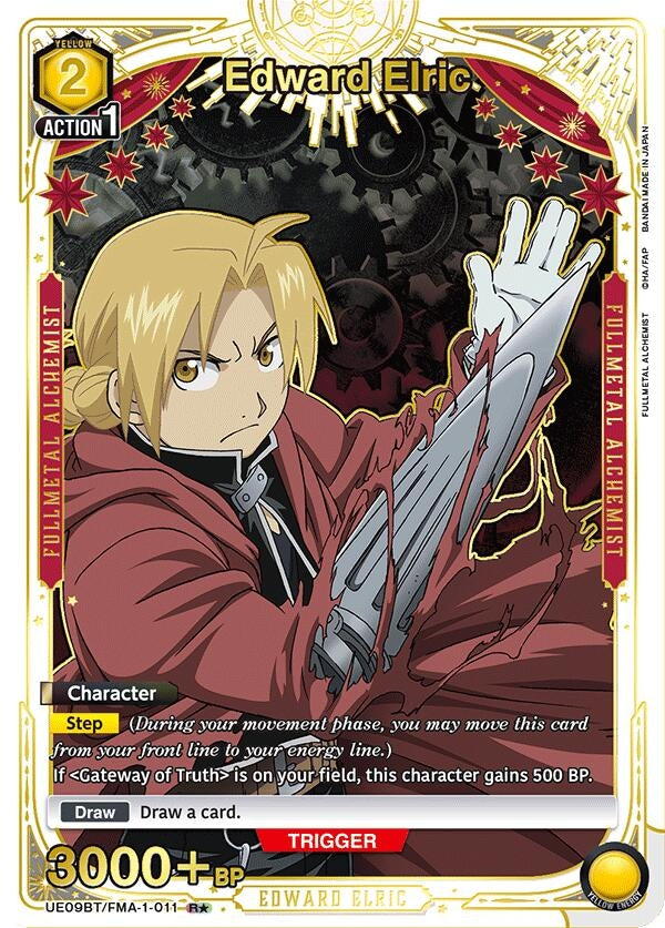 Image for Edward Elric (011) (R*) (UE09BT/FMA-1-011) (UE09BT: FULLMETAL ALCHEMIST) (UE09BT) - Union Arena