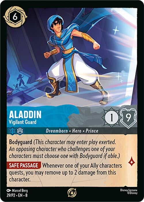 Image for Aladdin - Vigilant Guard (29) (Disney Lorcana Promo Cards) (DLPC) - Disney Lorcana