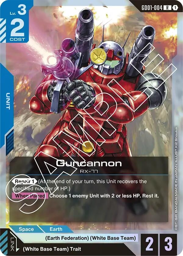 Image for Guncannon (GD01-004) (Newtype Rising) (GD01) - Gundam Card Game