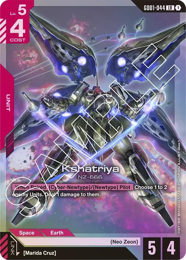 Image for Kshatriya (GD01-044) (GD01-044) (Newtype Rising) (GD01) - Gundam Card Game