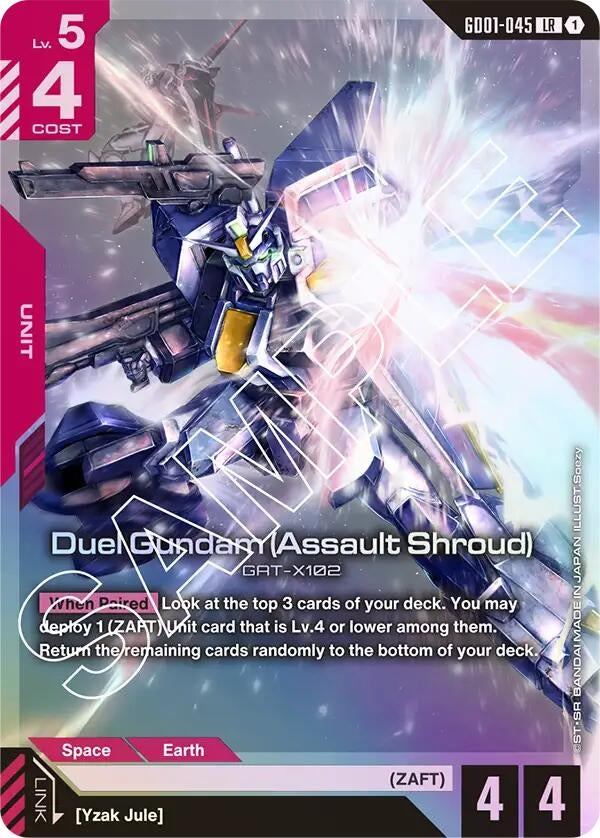 Image for Duel Gundam (Assault Shroud) (GD01-045) (Newtype Rising) (GD01) - Gundam Card Game