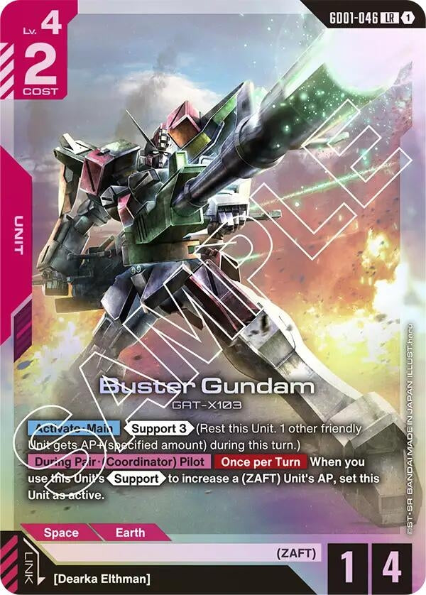 Image for Buster Gundam (GD01-046) (Newtype Rising) (GD01) - Gundam Card Game