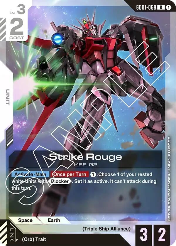 Image for Strike Rouge (GD01-069) (Newtype Rising) (GD01) - Gundam Card Game