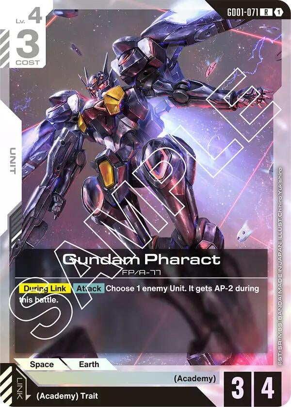 Gundam Pharact (GD01-071) (Newtype Rising)