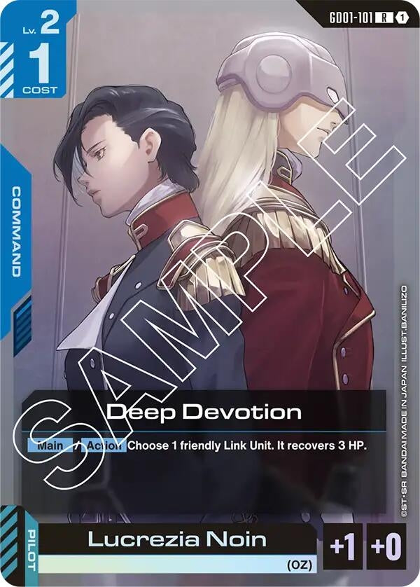 Image for Deep Devotion (GD01-101) (Newtype Rising) (GD01) - Gundam Card Game