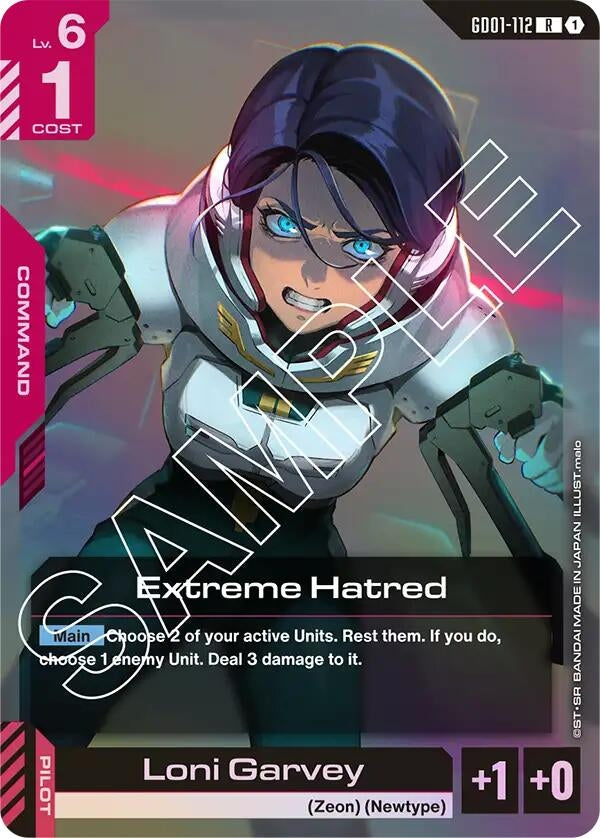 Extreme Hatred (GD01-112) (Newtype Rising)