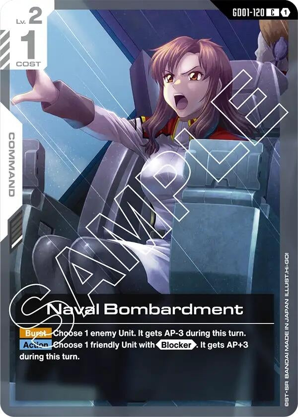 Image for Naval Bombardment (GD01-120) (Newtype Rising) (GD01) - Gundam Card Game