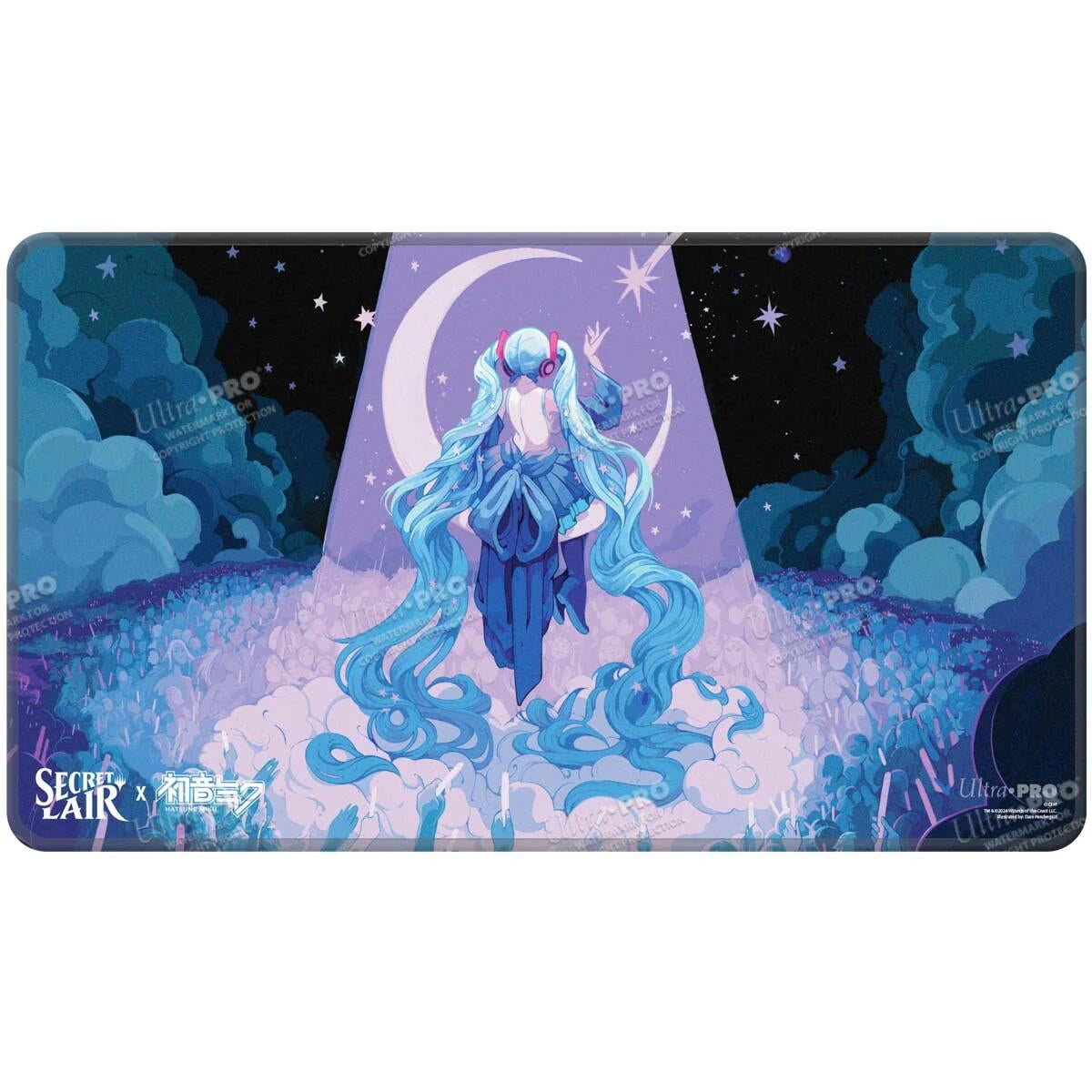 Image for Secret Lair Hatsune Miku Stitched Edge Playmat for Magic: The Gathering - (Spring) Inspiring Vantage - Playmats