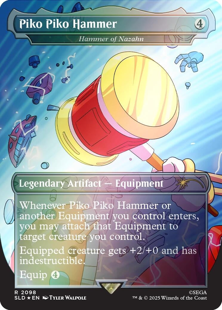 Piko Piko Hammer - Hammer of Nazahn (Rainbow Foil) (2098) (Secret Lair Drop Series)