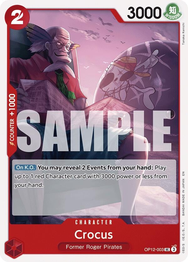 Image for Crocus (OP12-003) (Legacy of the Master) (OP12) - One Piece Card Game