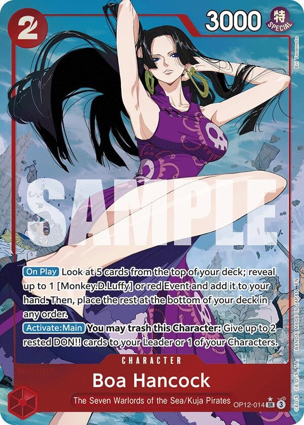 Image for Boa Hancock (Alternate Art) (OP12-014) (Legacy of the Master) (OP12) - One Piece Card Game