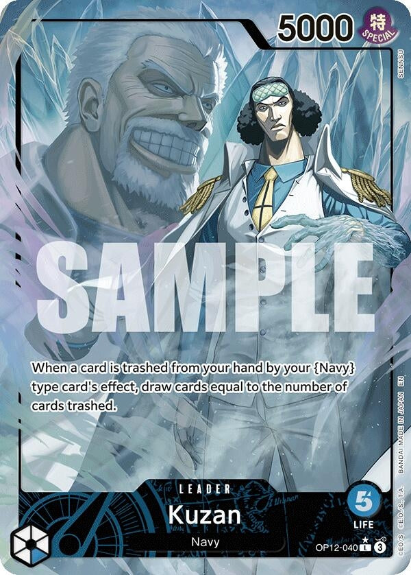 Image for Kuzan (040) (Alternate Art) (OP12-040) (Legacy of the Master) (OP12) - One Piece Card Game