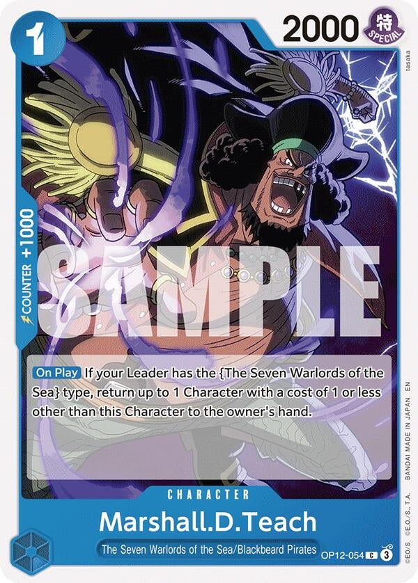 Image for Marshall.D.Teach (OP12-054) (Legacy of the Master) (OP12) - One Piece Card Game