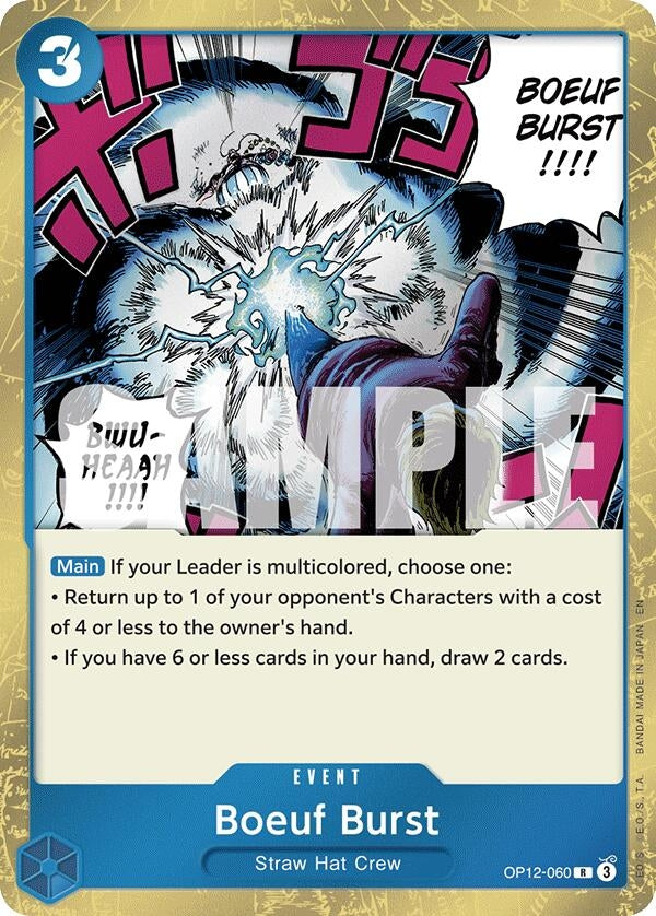 Image for Boeuf Burst (OP12-060) (Legacy of the Master) (OP12) - One Piece Card Game