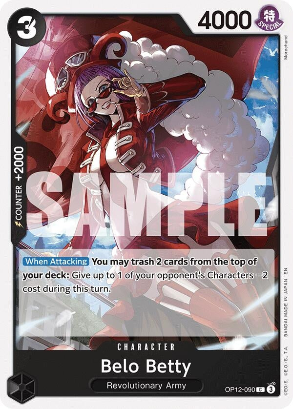 Image for Belo Betty (OP12-090) (Legacy of the Master) (OP12) - One Piece Card Game