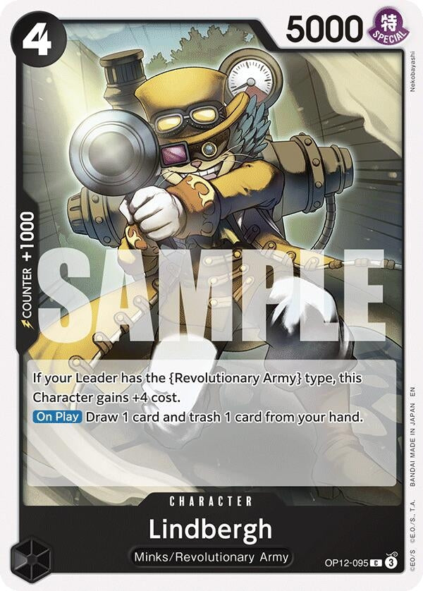 Image for Lindbergh (OP12-095) (Legacy of the Master) (OP12) - One Piece Card Game