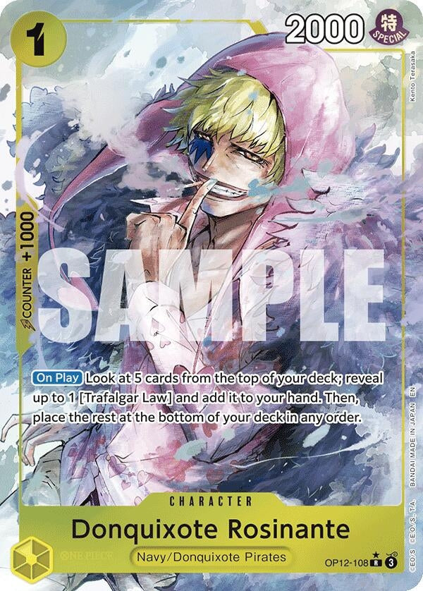 Image for Donquixote Rosinante (108) (Alternate Art) (OP12-108) (Legacy of the Master) (OP12) - One Piece Card Game