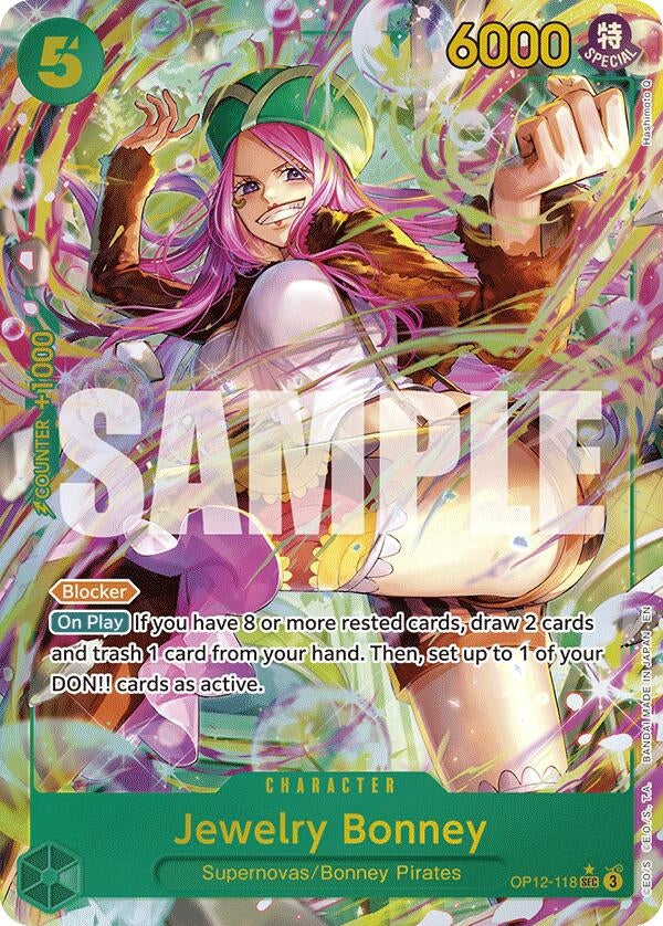 Image for Jewelry Bonney (118) (Alternate Art) (OP12-118) (Legacy of the Master) (OP12) - One Piece Card Game