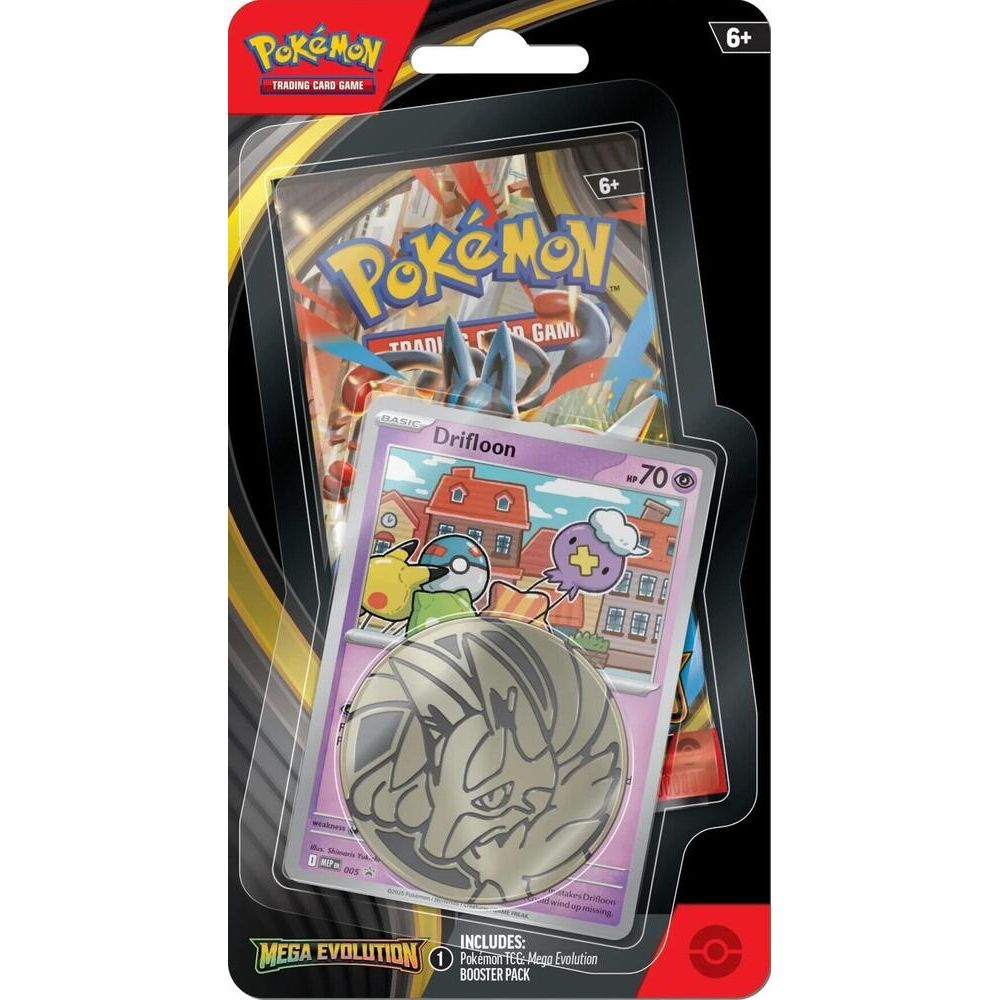 POKÉMON TCG Mega Evolution: Mega Evolution ME01 Checklane Blister (Drifloon) - PokeBox USA