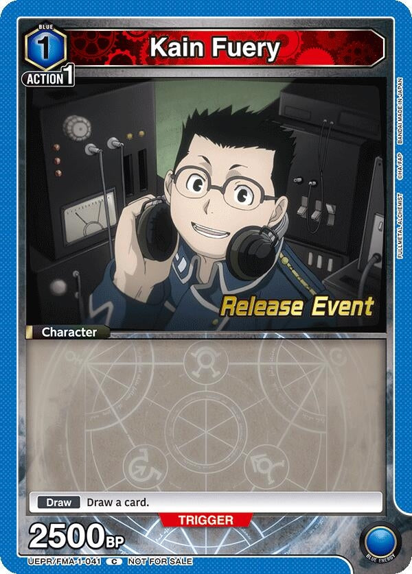 Image for Kain Fuery (UEPR/FMA-1-041) (UE09BT: FULLMETAL ALCHEMIST Release Event Cards) (UE09BT_RE) - Union Arena