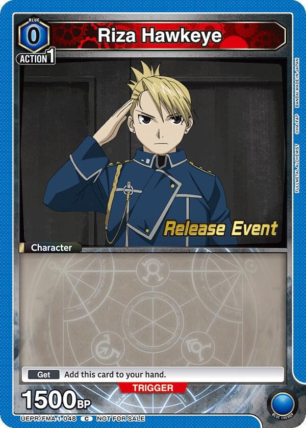Image for Riza Hawkeye (048) (UEPR/FMA-1-048) (UE09BT: FULLMETAL ALCHEMIST Release Event Cards) (UE09BT_RE) - Union Arena
