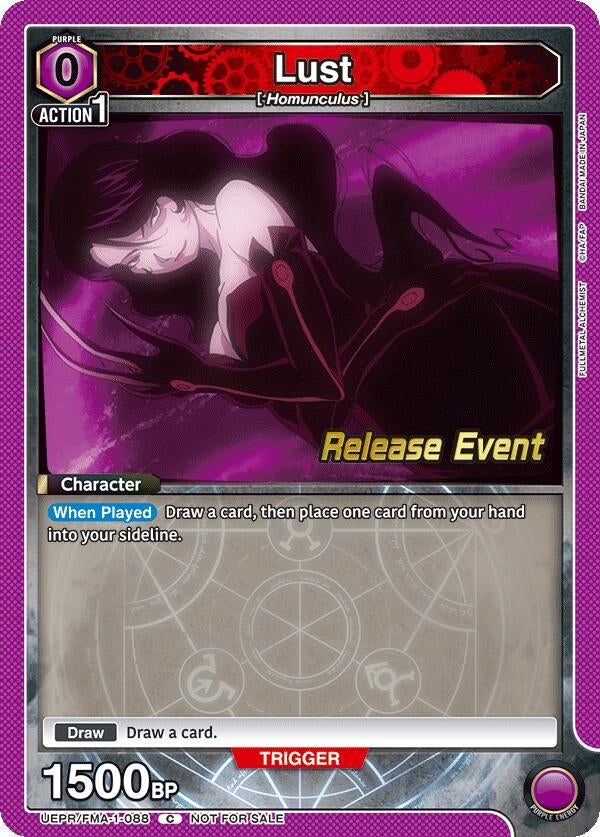 Image for Lust (088) (UEPR/FMA-1-088) (UE09BT: FULLMETAL ALCHEMIST Release Event Cards) (UE09BT_RE) - Union Arena
