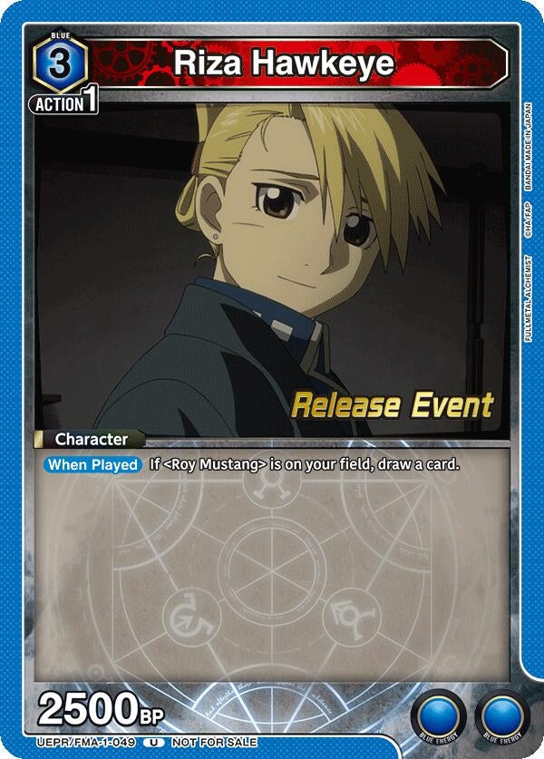 Image for Riza Hawkeye (049) (UEPR/FMA-1-049) (UE09BT: FULLMETAL ALCHEMIST Release Event Cards) (UE09BT_RE) - Union Arena