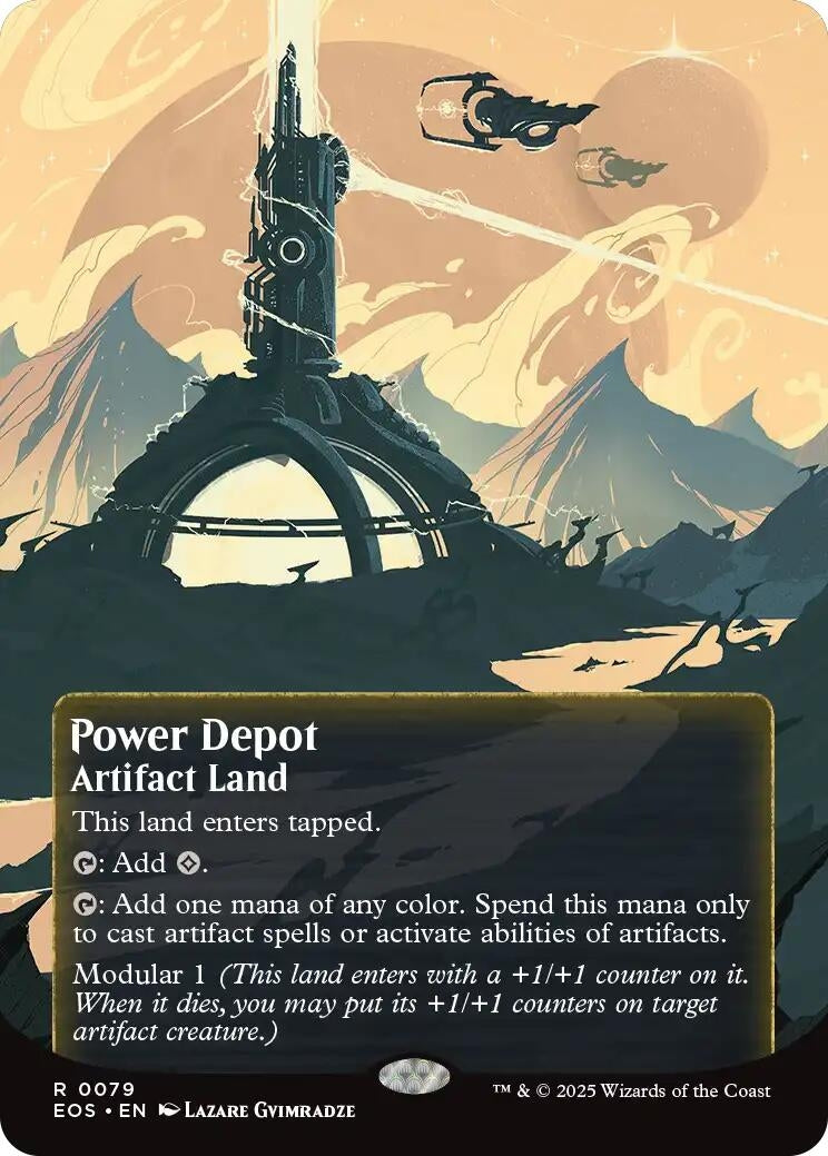 Power Depot (0079) (Borderless) (79) (Edge of Eternities: Stellar Sights)