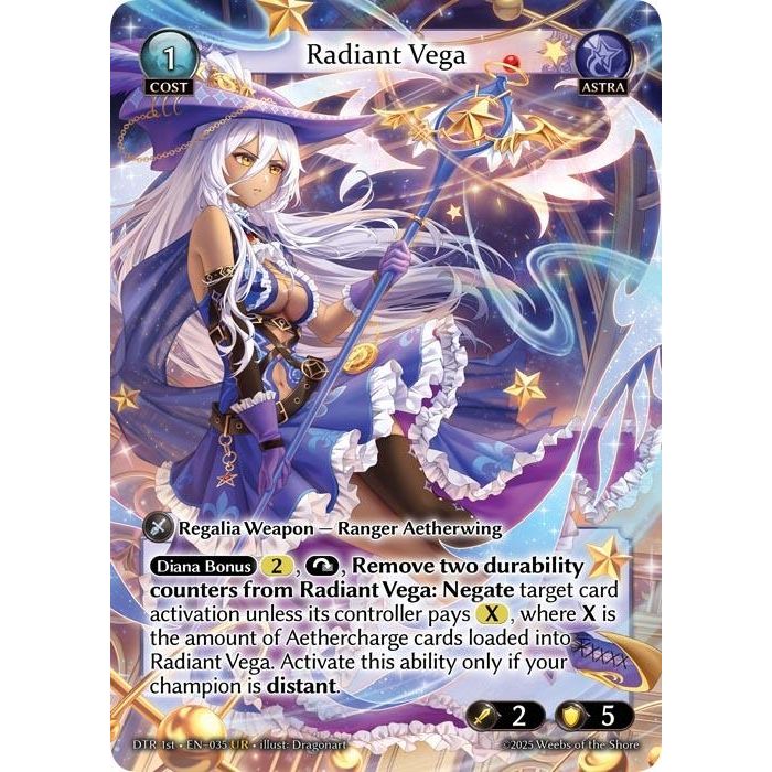 Image for Radiant Vega (035) (Distorted Reflections) - Grand Archive TCG