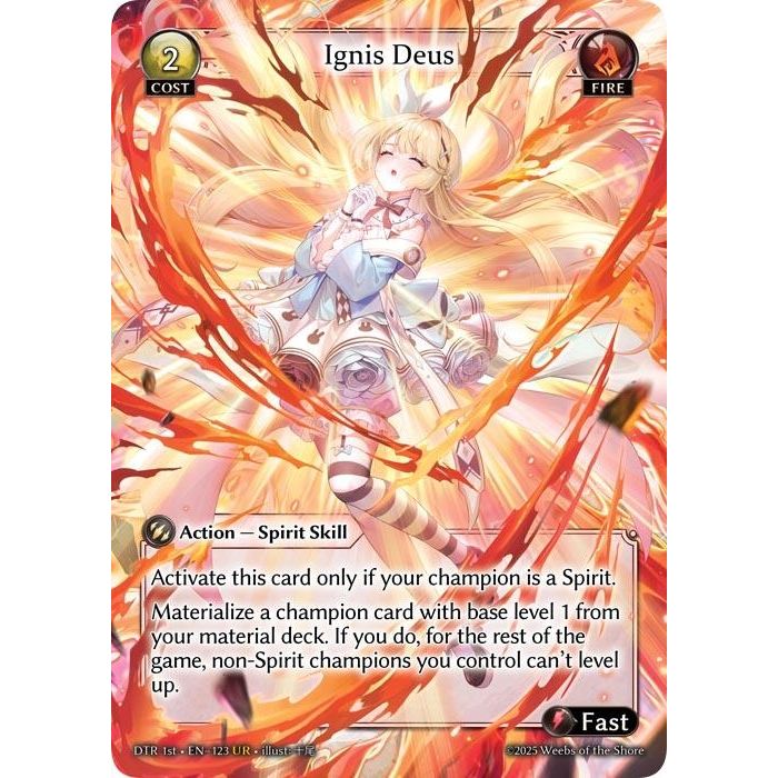 Image for Ignis Deus (123) (Distorted Reflections) - Grand Archive TCG